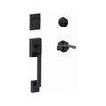 Aged Bronze Double Cylinder Handleset and Trim M677765