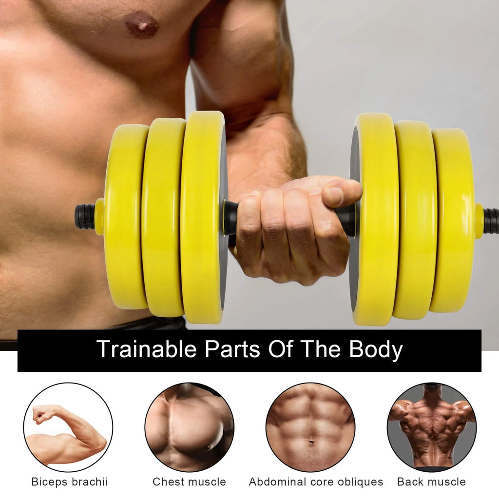 Adjustable 44 Pounds Non-Slip Neoprene Dumbbell Set M7735