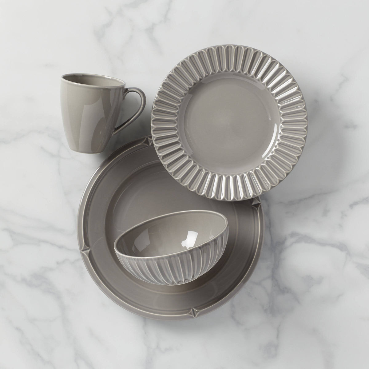 Cream 4-Piece Place Setting S236
