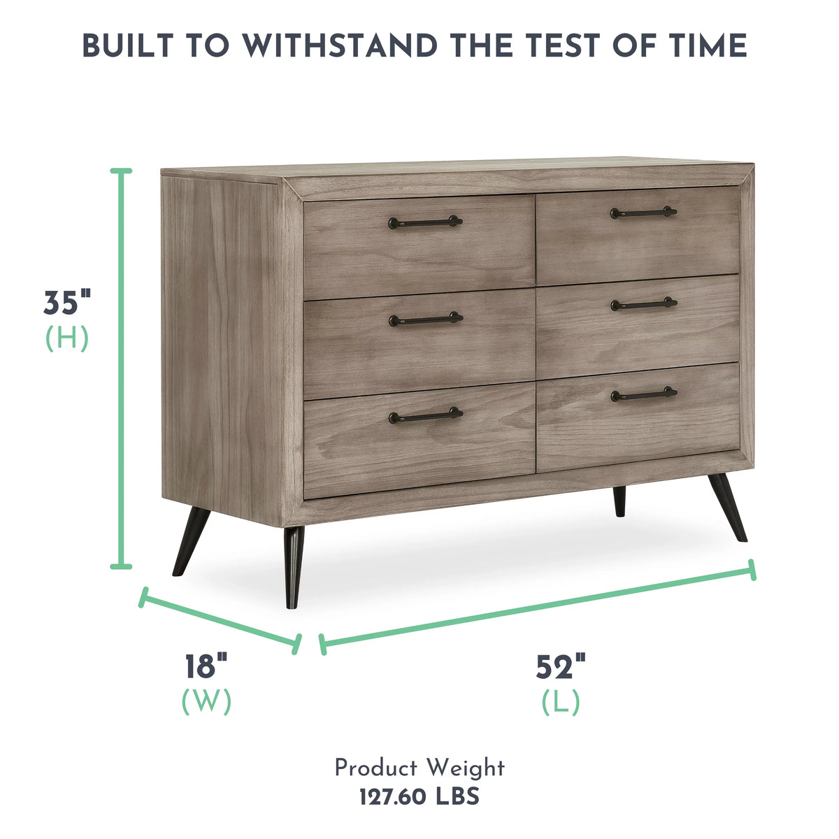 Mid Century Double Dresser F554602