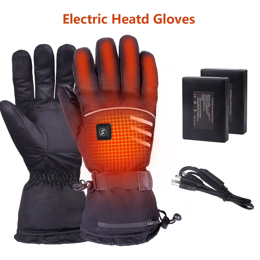 Rechargeable Battery Heated Winter Gloves J652447
