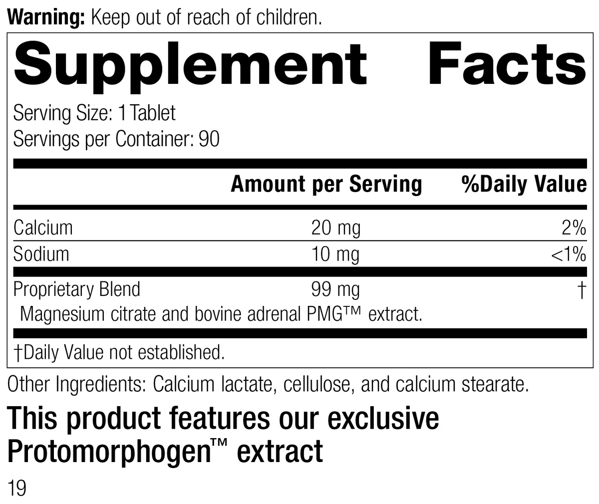 90 Tablets K743520