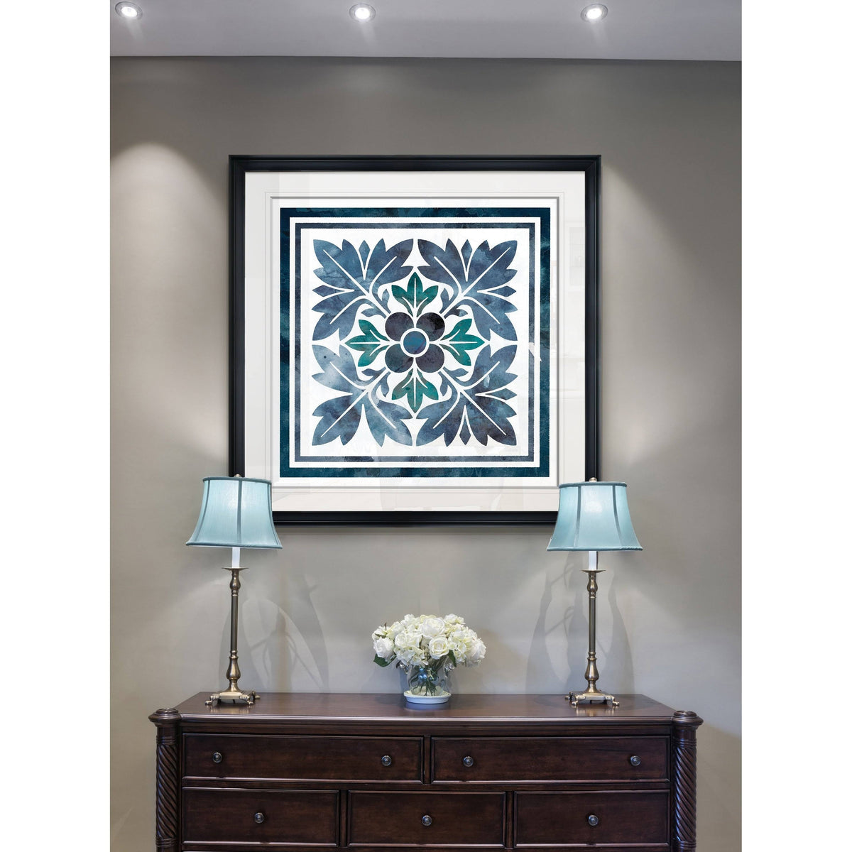 Framed Giclee Print, 28 x 28 B6515