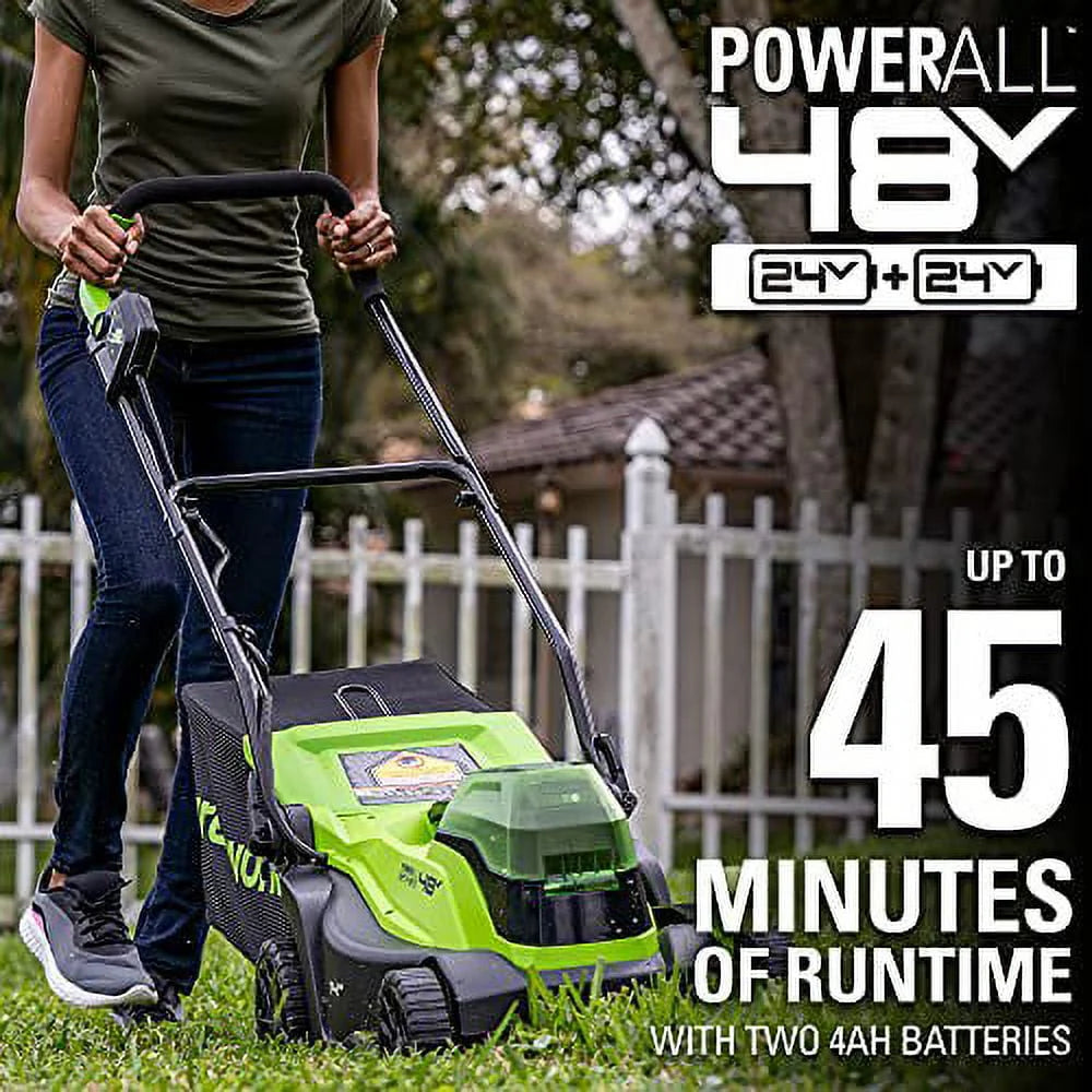 48V 14 Mower, 24V Axial Blower and 24V 10 String Trimmer Combo Z24470