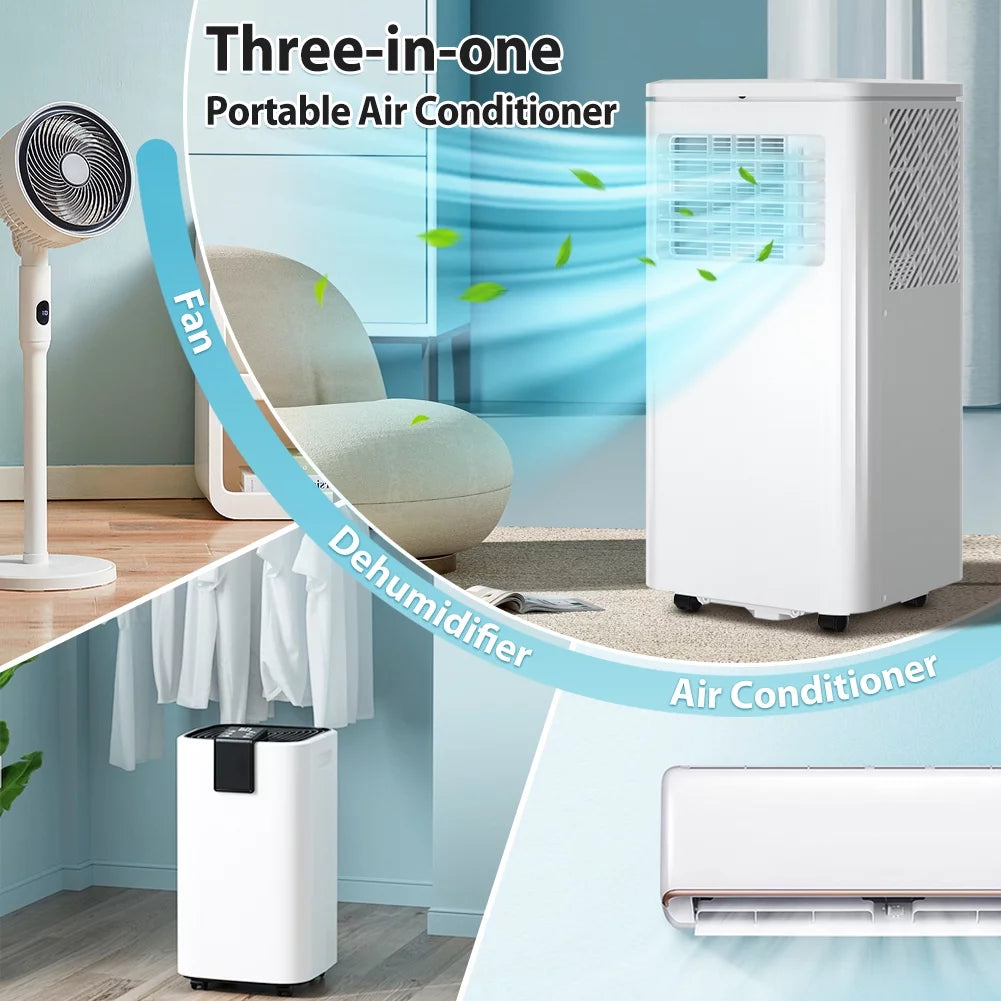 Portable Air Conditioner 6000BTU Indoor AC Unit Dehumidifier F348299