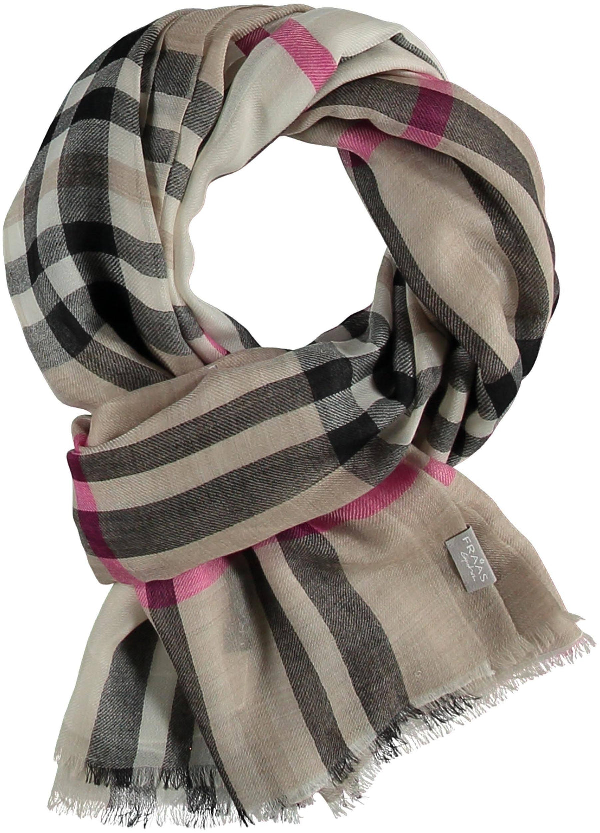 Grey Cashmere Wrap Scarf V7285