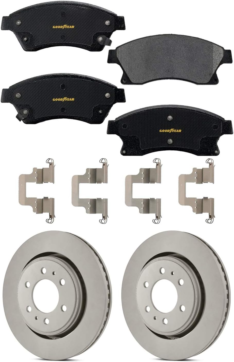 Front Brake Pads and Front Brake Rotor (2 Pack) K506283