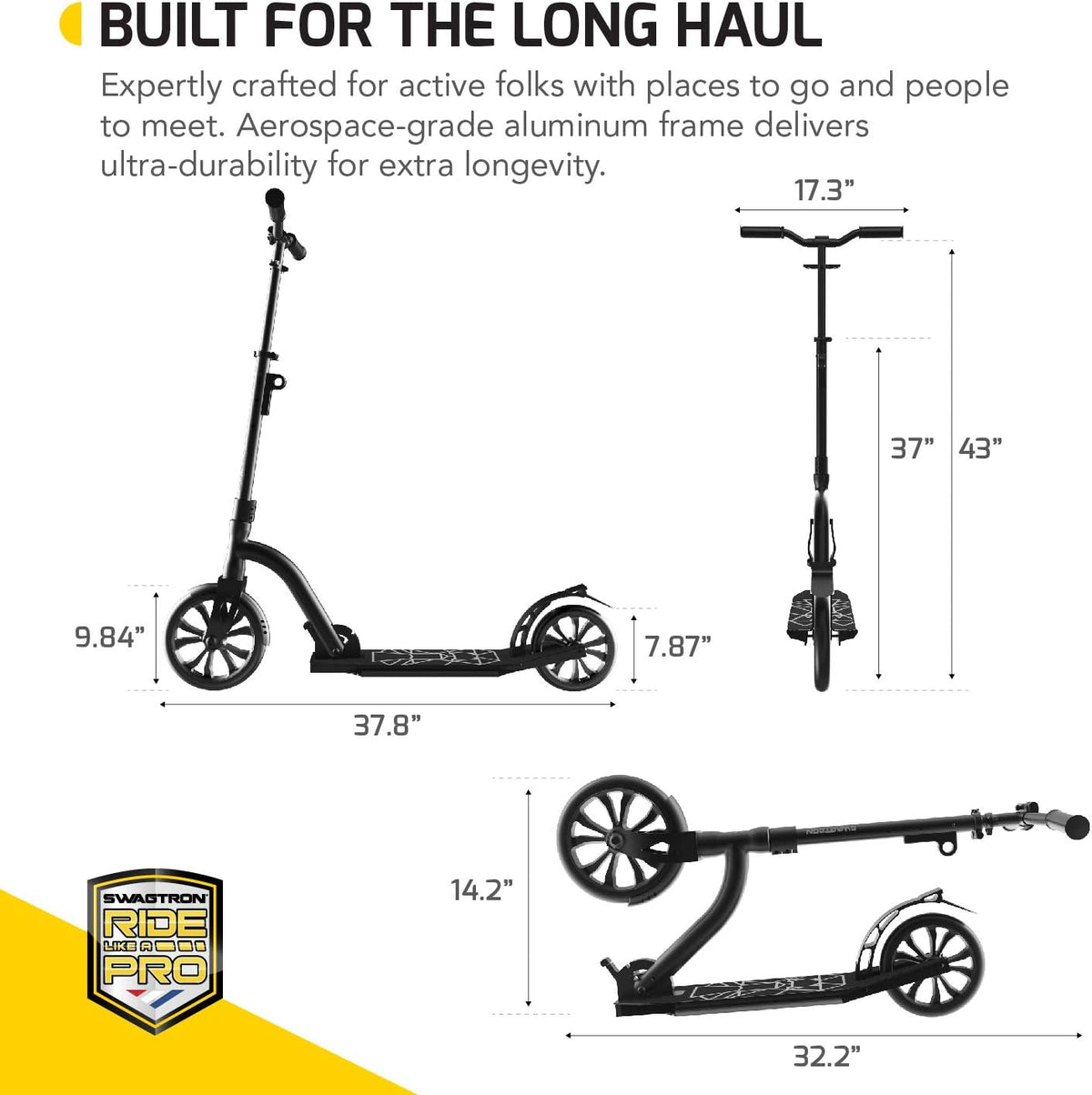 Foldable Lightweight Kick Scooter R823