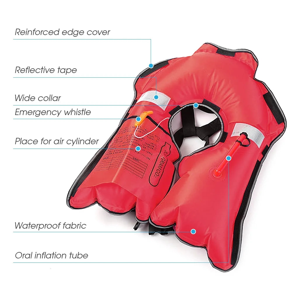 Auto Inflatable Adult Safety Float Suit B7476