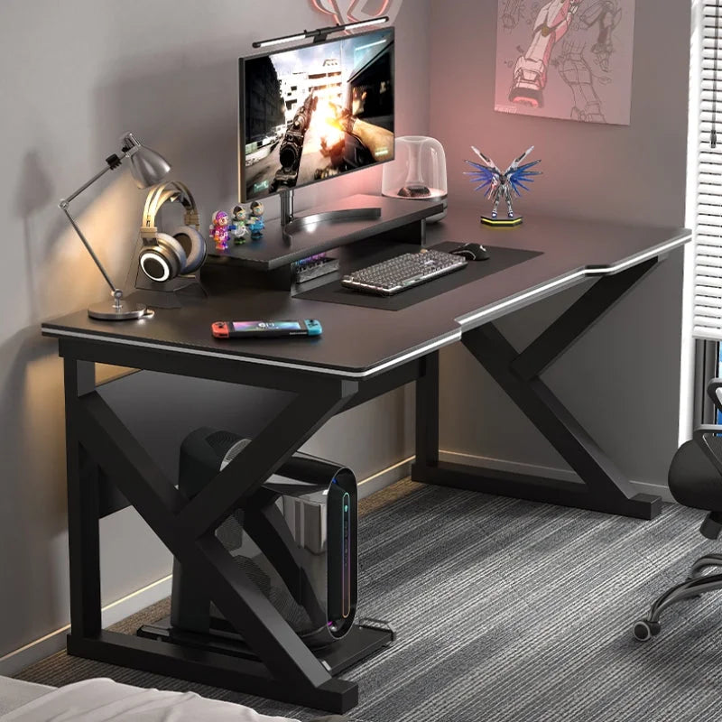 Black Ergonomic Gaming Desk and Chair Set O322