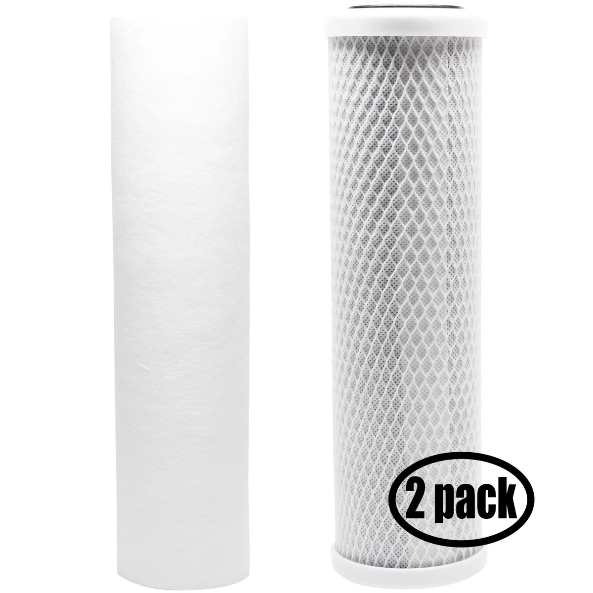 2-Pack Replacement Filter Kit with Carbon Block Filter & PP Sediment Filter J4088