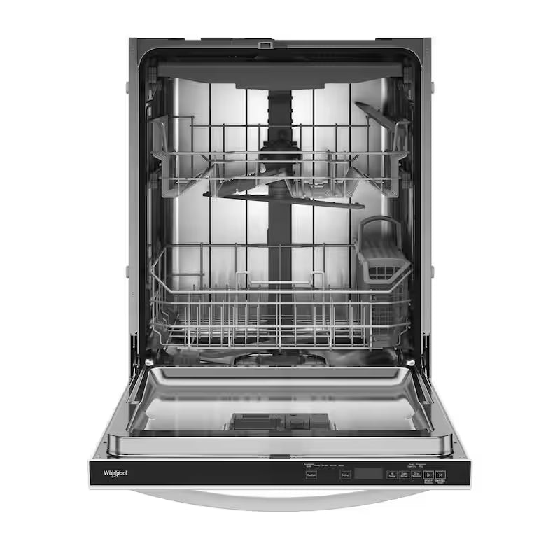 White Built-In Dishwasher with 3rd Rack U1657