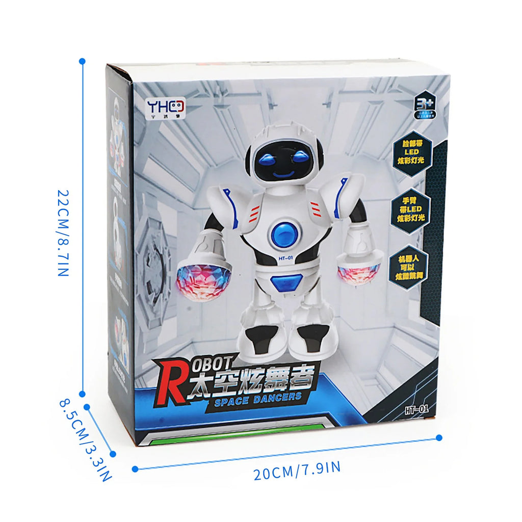 Electric Dancing Robot with Music and Light Z4581