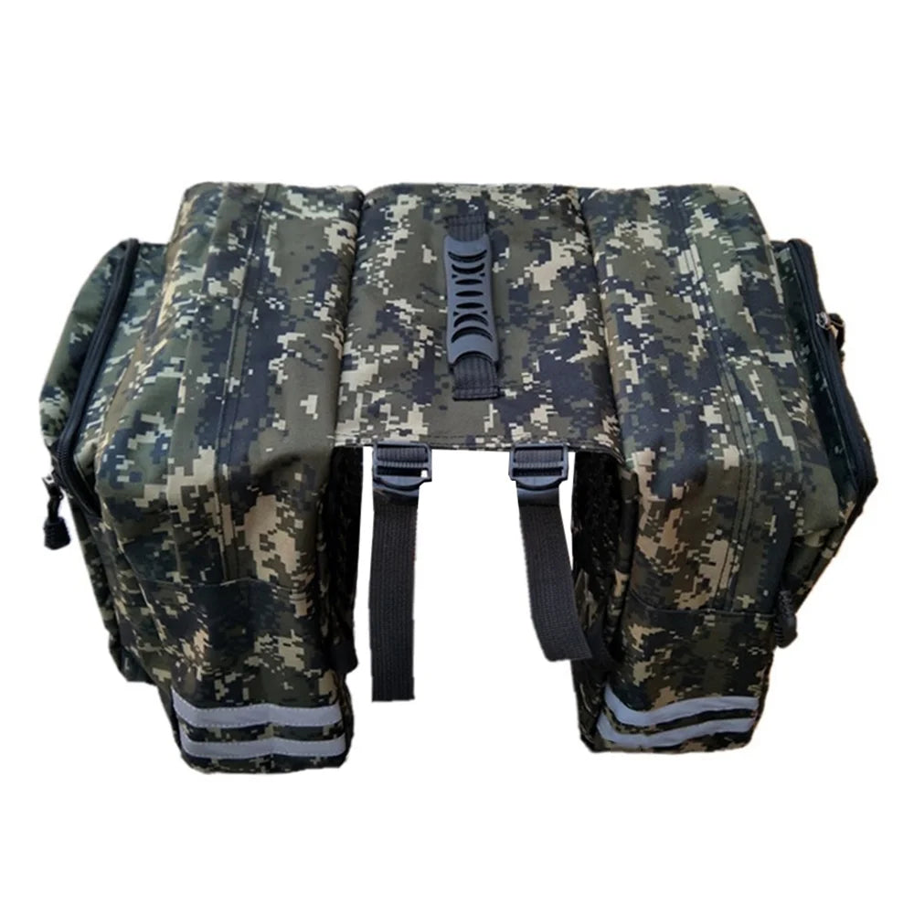 Rear Seat Bag Cycling Bike Rack Double Pannier Bag P6306