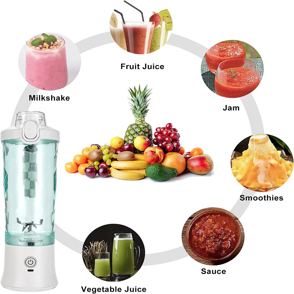 Portable Personal Size Blender with 6 Blades 20 Oz J3984