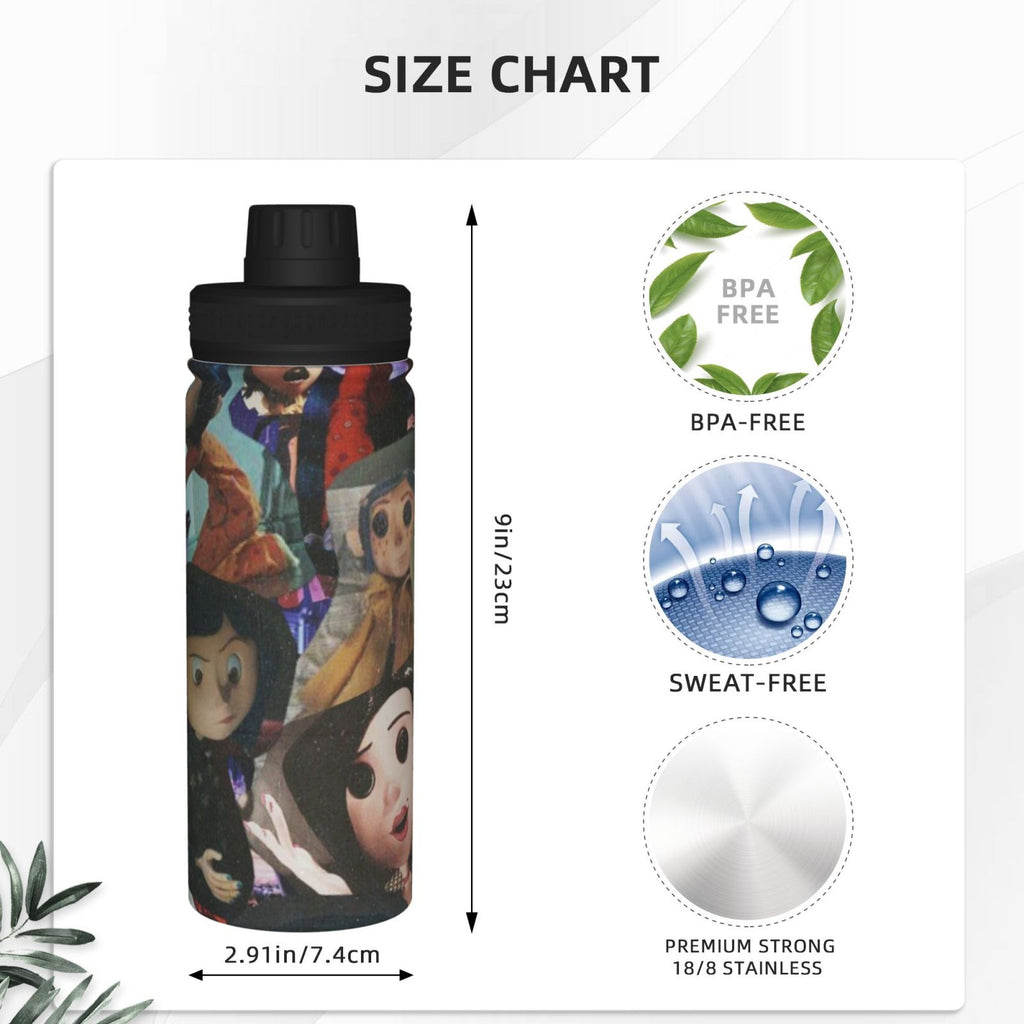 Insulated Stainless Steel Water Bottle 18OZ Y410