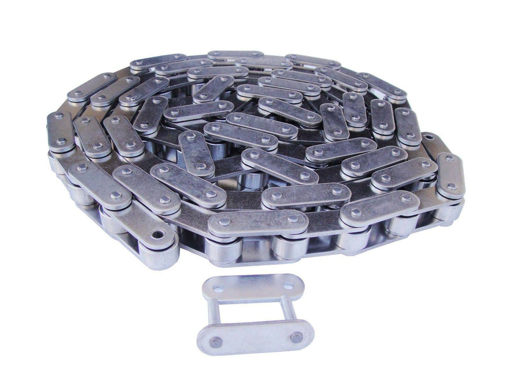 Heavy Duty Stainless Steel Roller Chain 10 Feet with 1 Connecting Link C5261