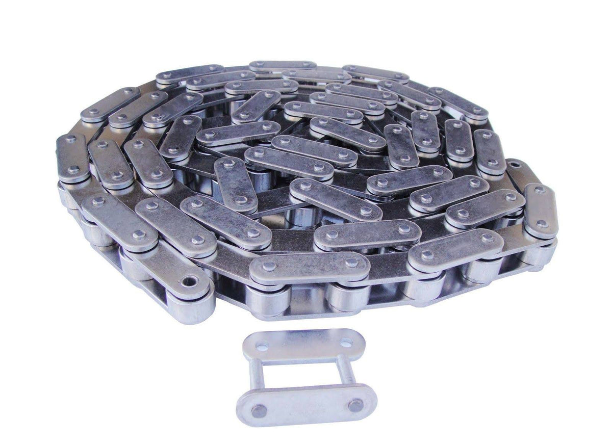 Heavy Duty Stainless Steel Roller Chain 10 Feet with 1 Connecting Link C5261