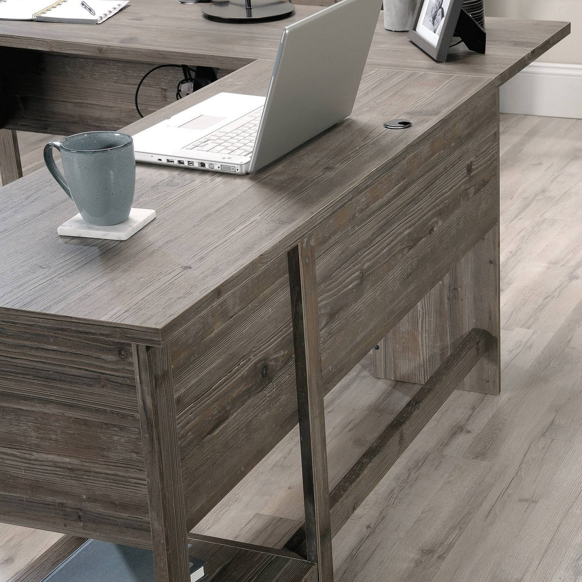 L-Shaped Desk with Storage Z366676