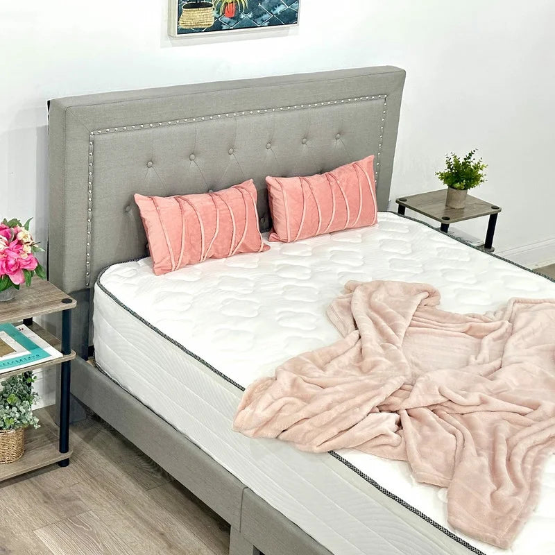Twin Size 12 Inch Memory Foam & Spring Hybrid Mattress with Breathable Cover B844