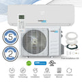 18,000 BTU 17 SEER2 Ductless Mini-Split Air Conditioner Heat Pump 220V F480