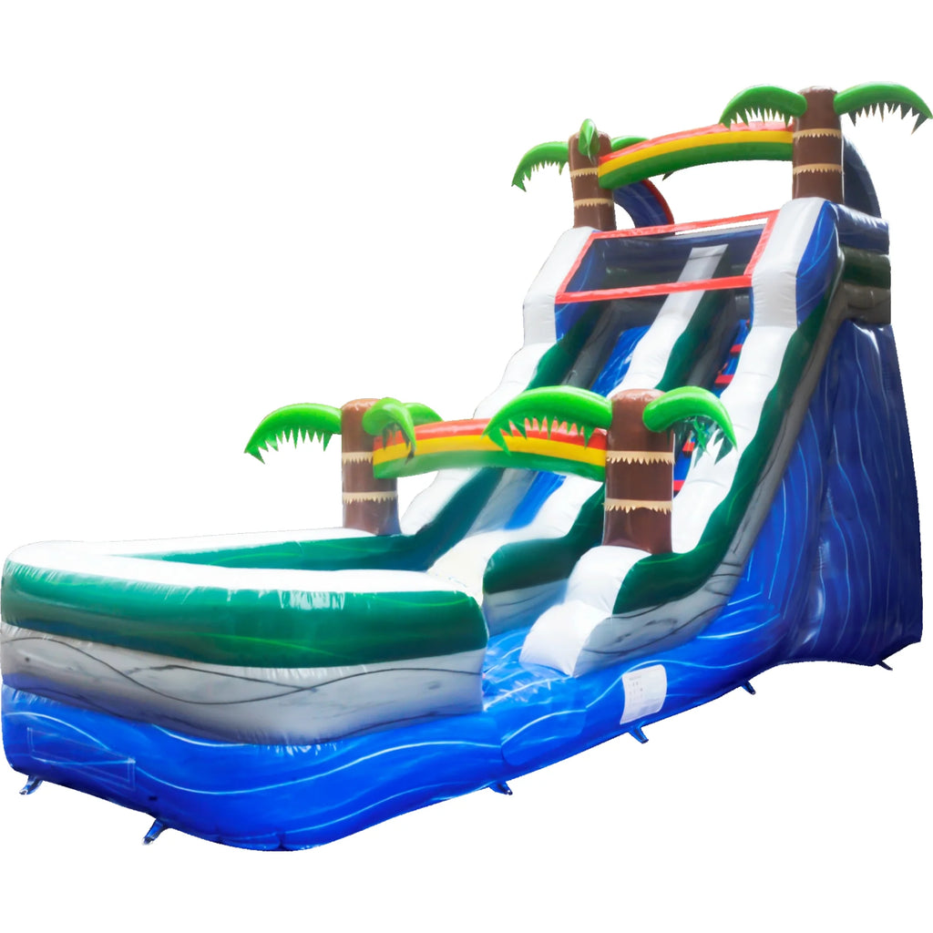 16 ft Inflatable Water Slide with Air Blower K4737