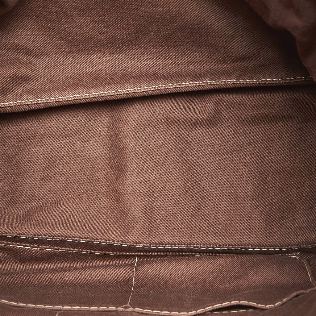 Pre-Owned Calf Leather Shoulder Bag Q347