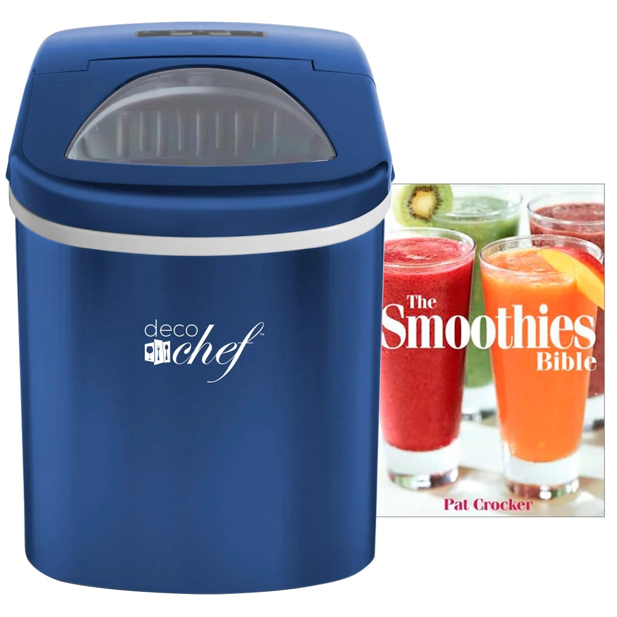 Blue Compact Electric Top Load Ice Maker Y885428