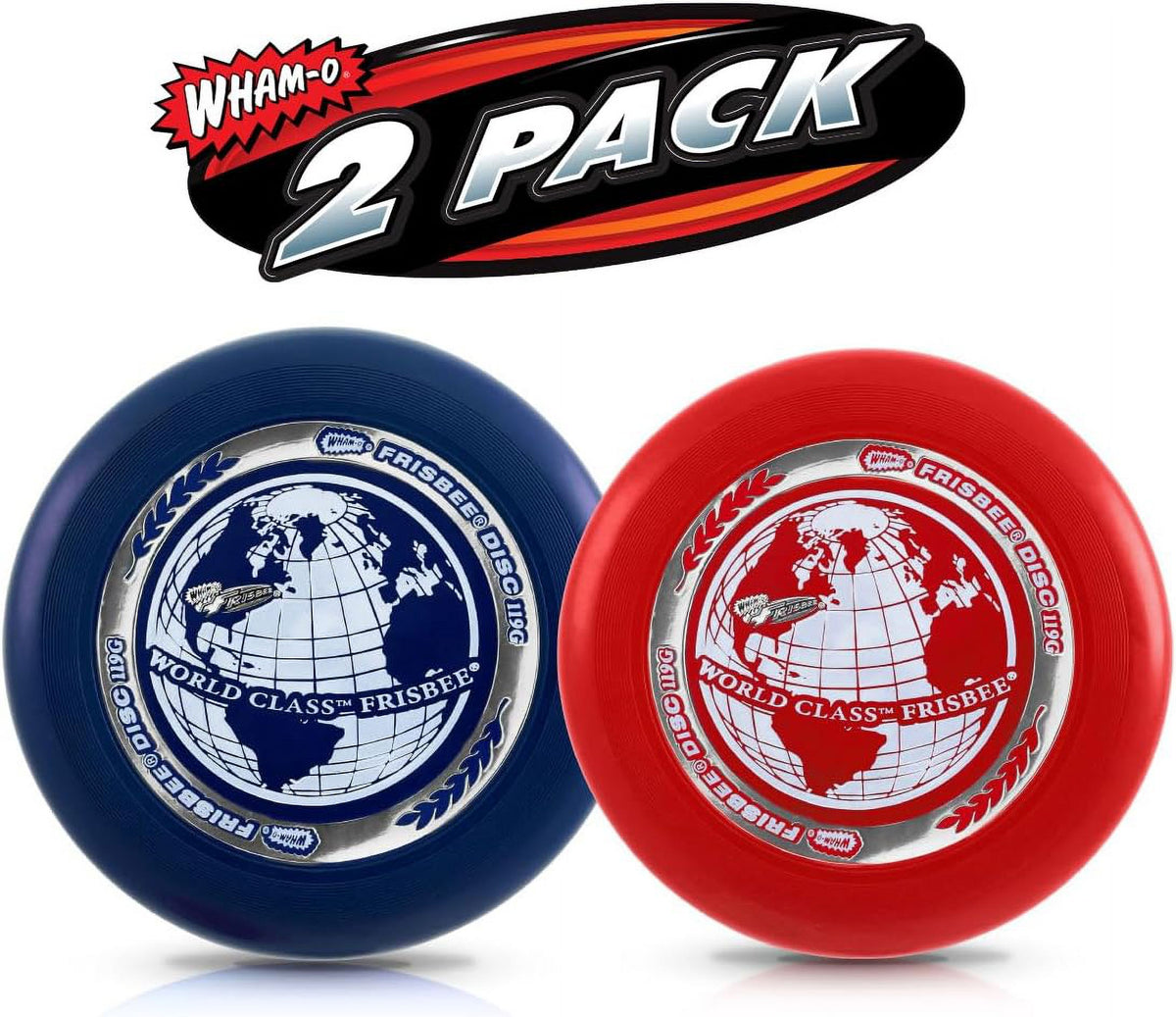 2 PACK Lightweight Flying Disc Y849