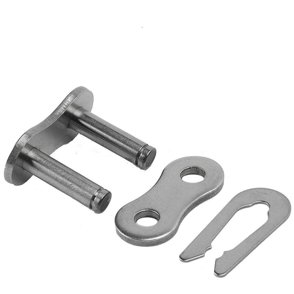 Heavy Duty Stainless Steel Roller Chain 10 Feet with 1 Connecting Link C5261