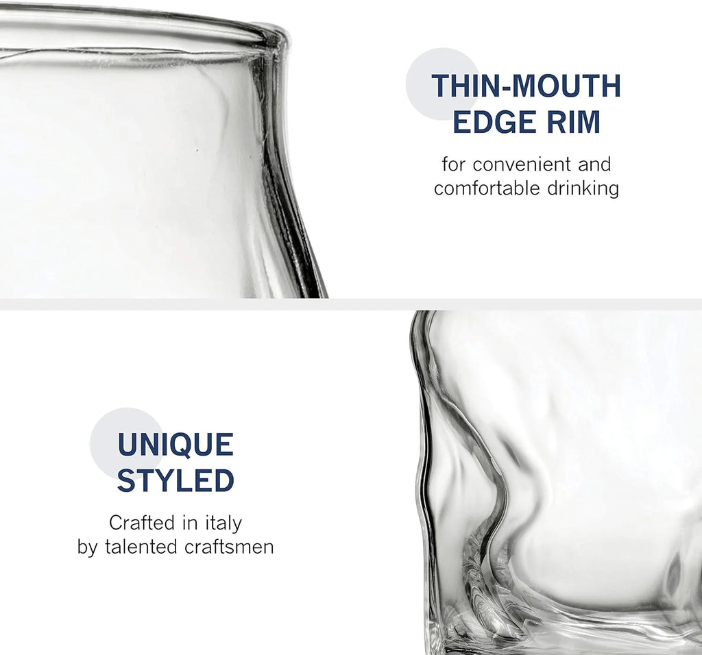 Set Of 4 14¼-Ounce Whiskey Glass Cocktail Glasses Z89801