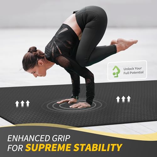 Large Yoga Mat 6'x 4' 1/4 inch I3930