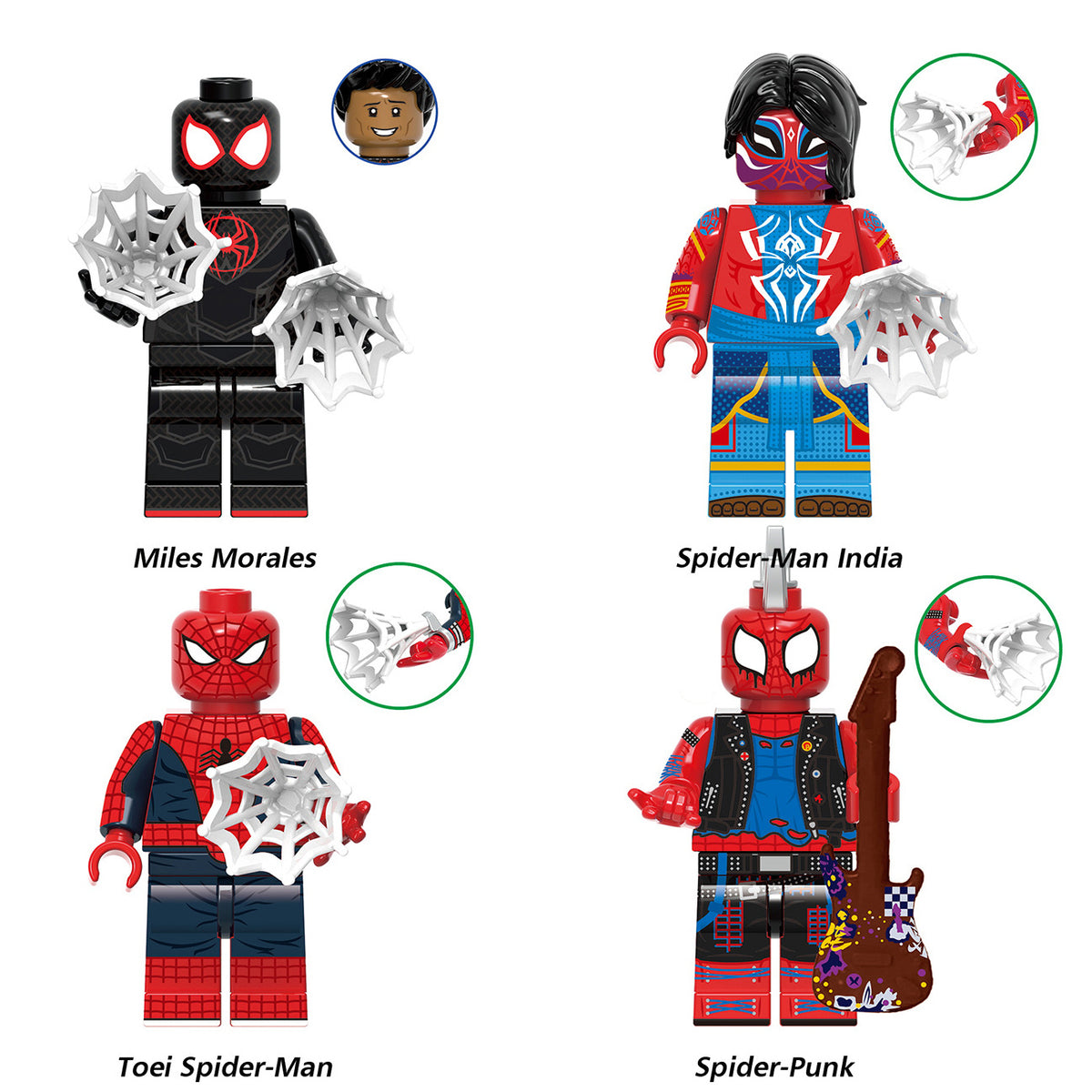 14 Pcs Superheroes Action Figures Building Blocks Toys Set, 1.77 inch Collectible Building Kits G86447