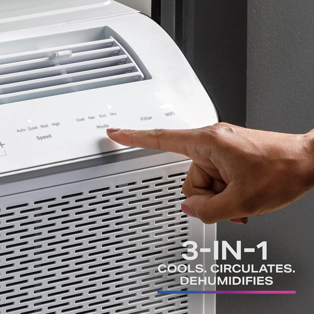 Ultra Quiet 8,200 BTU WiFi Enabled Window Air Conditioner H1307