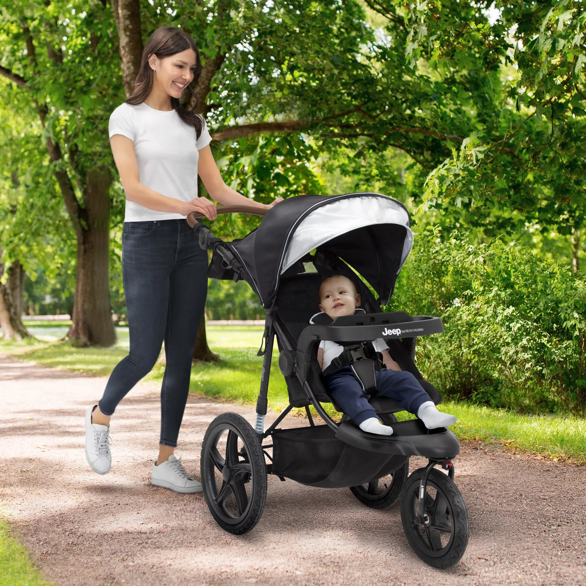 Black Jogging Stroller N26069