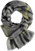 Grey Cashmere Wrap Scarf V7285