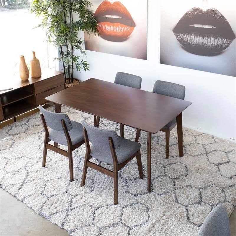 5 Piece Walnut Set Y718