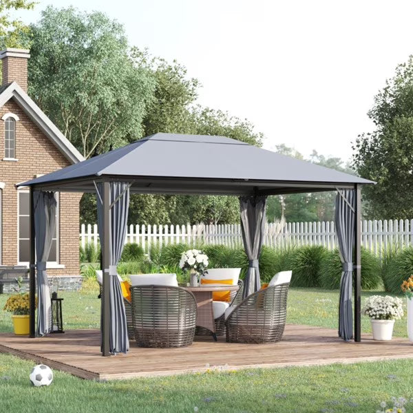Gray Patio Gazebo F384801