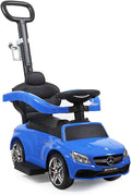 Blue Push Car for Toddlers with Horn Music I704200
