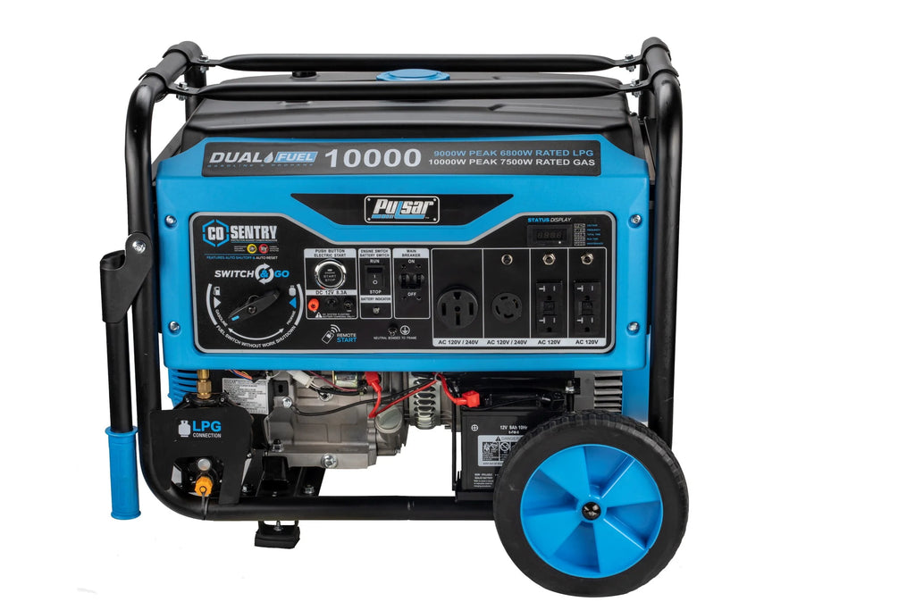 10,000 Watt Dual Fuel Portable Generator with Remote Start X61002