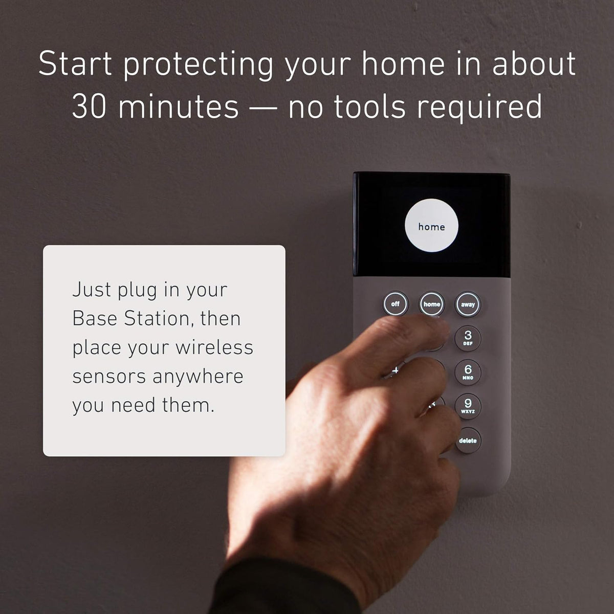 9 Piece Wireless Home Security System with HD Camera W190