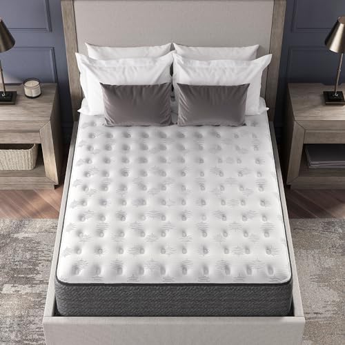 Queen Size 12 Inch Hybrid Mattress with Gel Memory Foam U346650