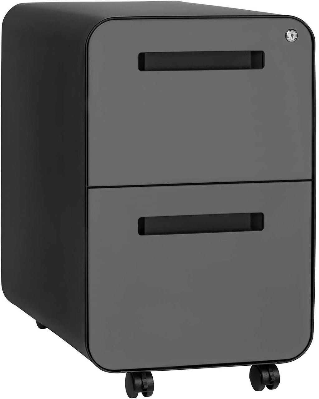 White 2-Drawer Mobile File Cabinet R265674