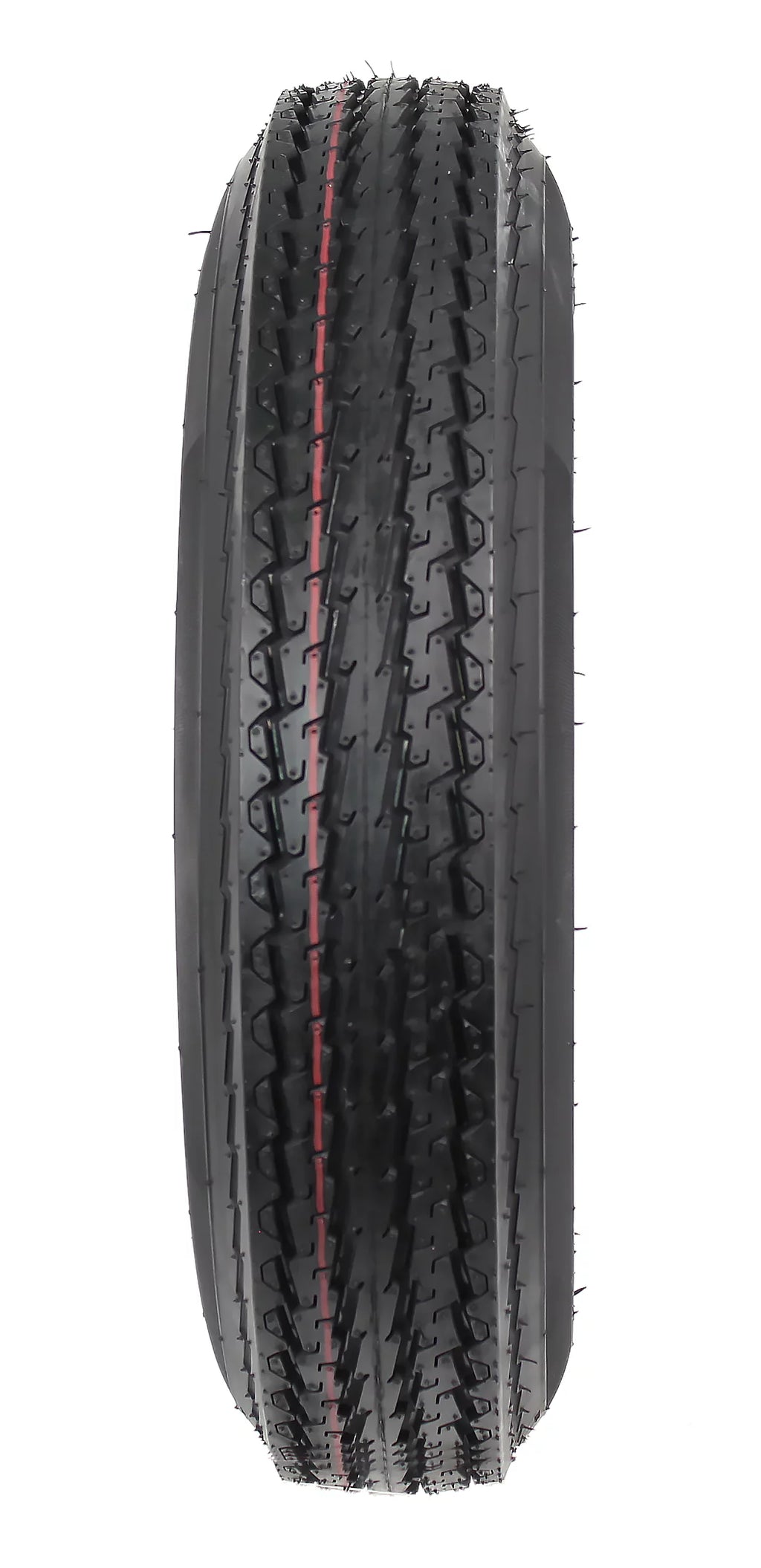 2-Pack Trailer Tires On White Wheel Rims 530-12 4 Lug L4828