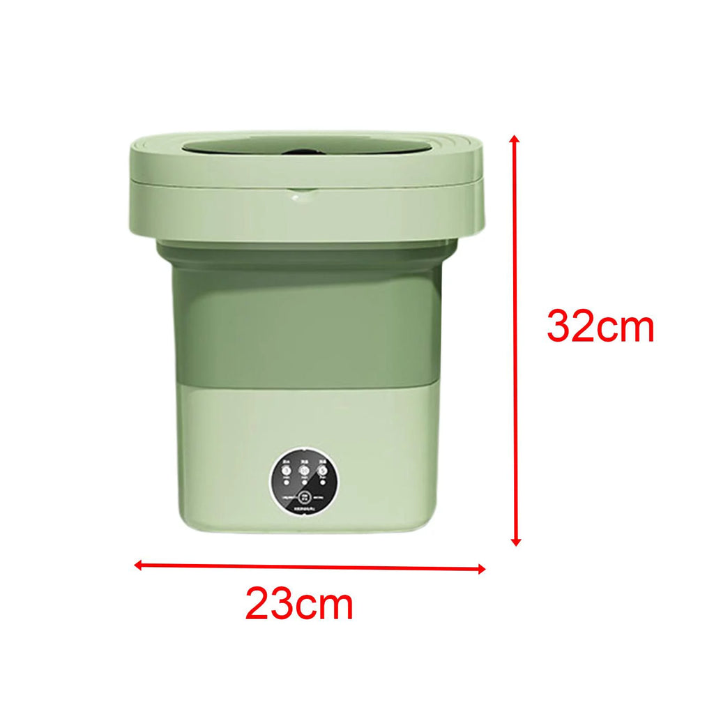 Portable Folding Washing Machine 8L Green R10008
