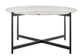 Round Marble Finish Coffee Table G306