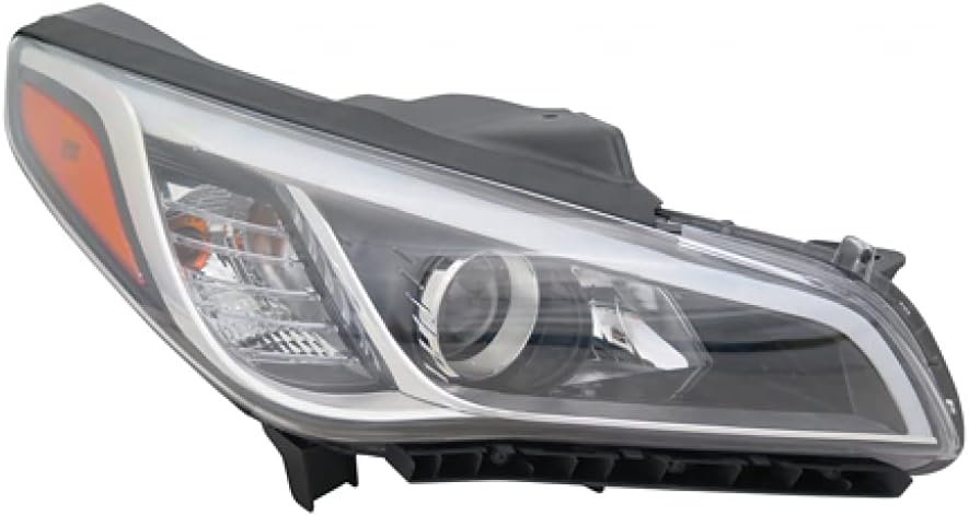 Passenger Side Halogen Headlight for Hyundai Sonata 2015 2016 2017 L413400