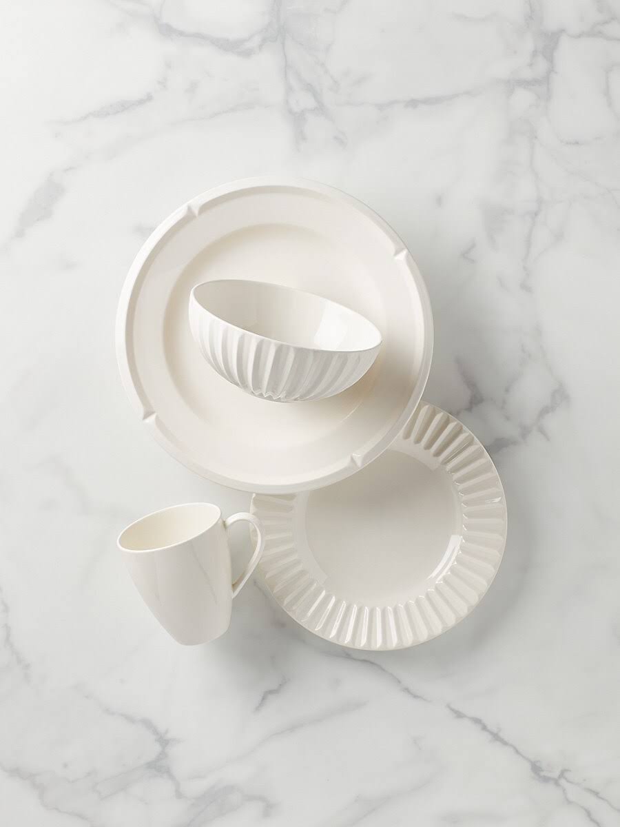 Cream 4-Piece Place Setting S236