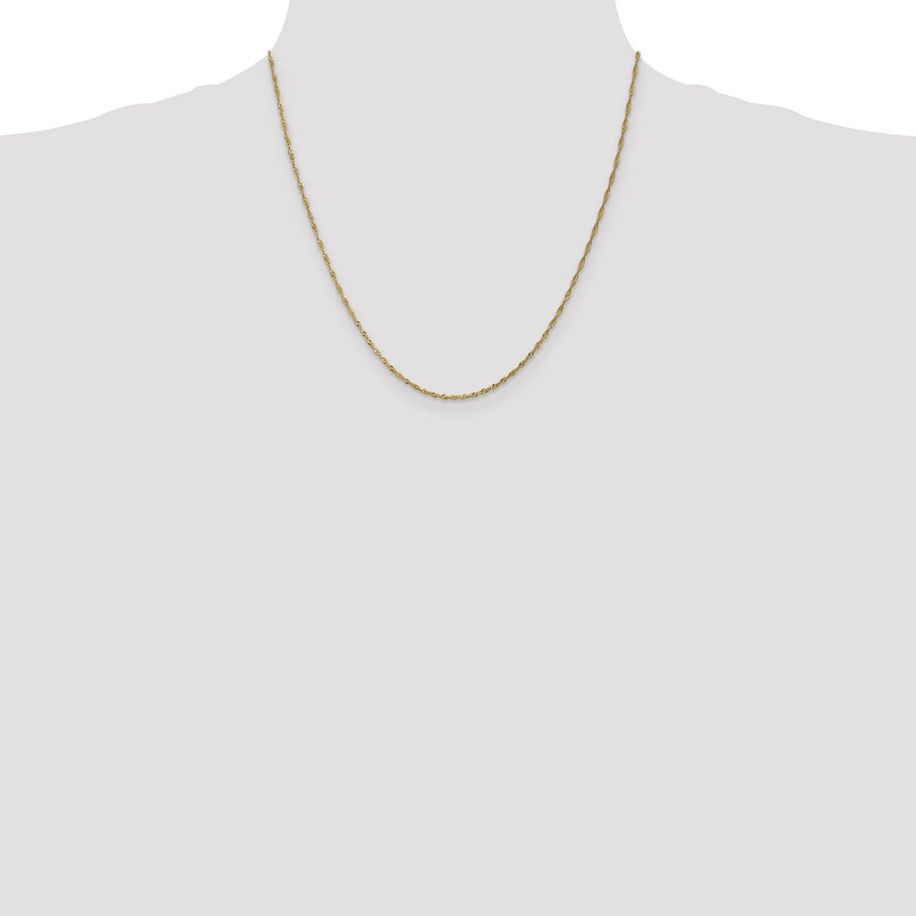 14k Yellow Gold Chain Necklace C255