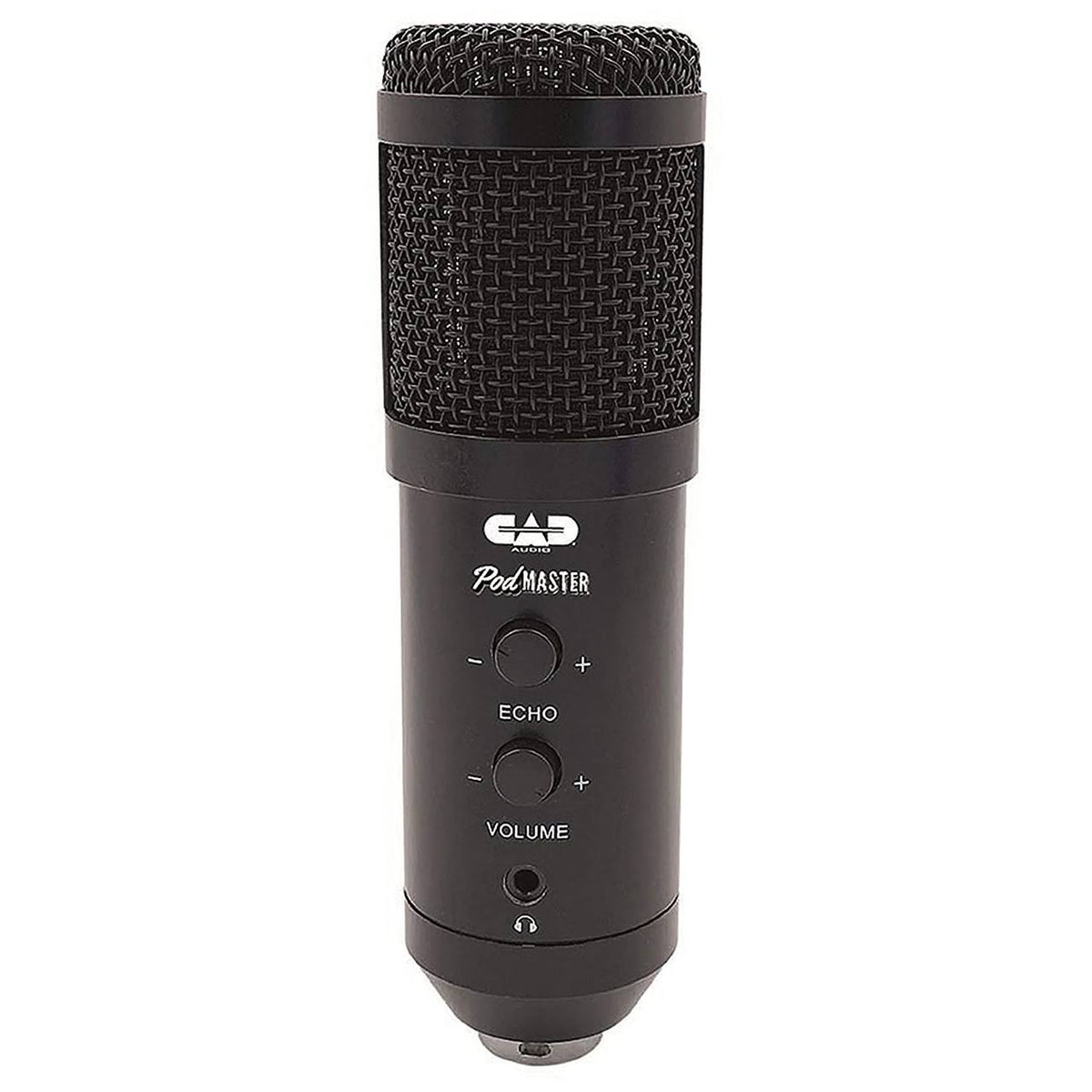 Black USB Broadcast Podcasting Microphone F441731